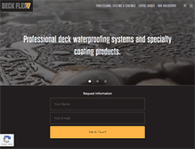 Tablet Screenshot of deckflex.com